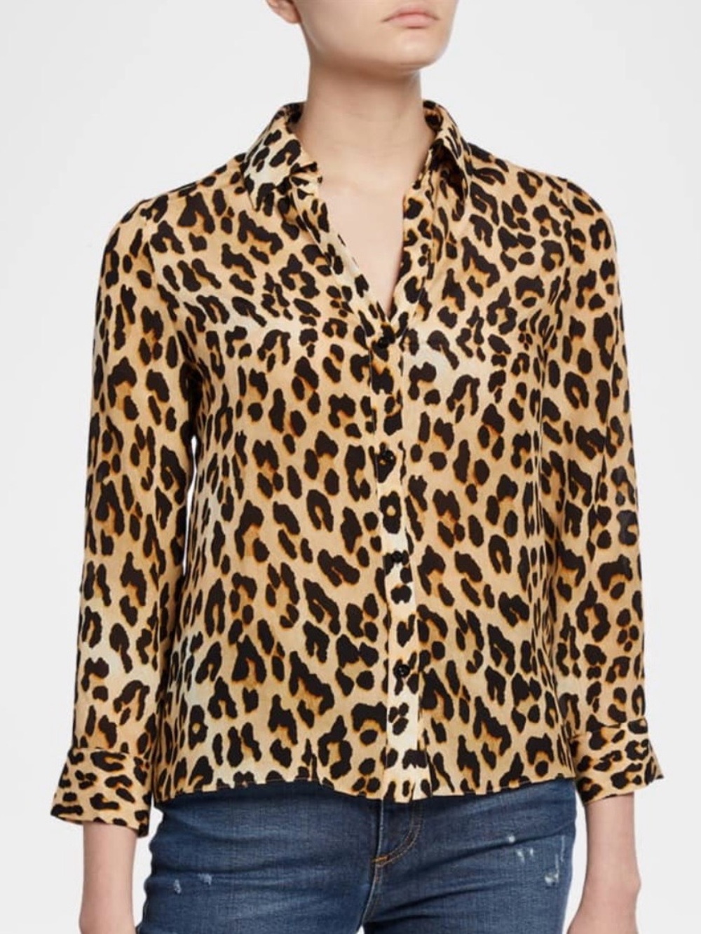 Alice + Olivia Eloise Silk Blouse Sz 6
